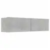Image de Vidaxl meuble tv gris béton 120x30x30 cm bois d’ingénierie 801494