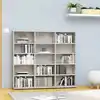 Image de Armoire À Cd Gris Béton 100x23x89,5 Cm Bois D’ingénierie Vidaxl