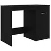 Image de Vidaxl bureau noir 100x50x76 cm bois d’ingénierie 801797