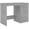 Image de Bureau Gris Béton 100x50x76 Cm Bois D'ingénierie Vidaxl