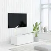 Image de Meuble Tv Blanc 80x34x30 Cm Bois D'ingénierie Vidaxl