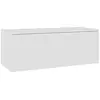Image de Vidaxl meuble tv blanc 80x34x30 cm bois d'ingénierie 801859