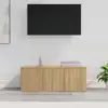 Image de Meuble Tv Chêne Sonoma 80x34x30 Cm Bois D'ingénierie Vidaxl