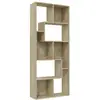 Image de Vidaxl bibliothèque chêne sonoma 67x24x161 cm bois d'ingénierie