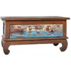 Image de Table Basse 80x50x40 Cm Bois De Teck Récupéré Vidaxl