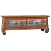 Image de vidaXL Meuble TV 110x35x40 cm Bois de teck recyclé 289059