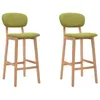 Image de vidaXL Lot de 2 Tabourets de Bar Chaise de Pub Siège de Bistrot Meuble de Salle à Manger Cuisine Salon Maison Intérieur 289372