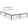 Image de vidaXL Cadre de lit sans matelas gris métal 160x200 cm 284666