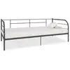 Image de Cadre De Lit De Repos Sans Matelas Gris Métal 90x200 Cm Vidaxl