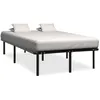 Image de vidaXL Cadre de lit sans matelas noir métal 180x200 cm 284683