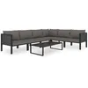 Image de vidaXL Salon de Jardin 7 pcs avec Coussins Mobilier de Patio Meubles de Terrasse Mobilier dExtérieur Meubles de Jardin 49401