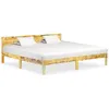 Image de Cadre De Lit Sans Matelas Bois De Récupération Massif 200x200cm Vidaxl
