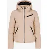Image de Veste à capuche Protest PRTLucid beige clair noir femme - S