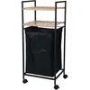 Image de Support De Rangement Et 2 Étagères Panier À Linge Bathroom Solutions