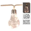 Image de Guirlande à Batterie. 10 Ampoules A 3 Leds 255m