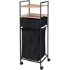 Image de Support De Rangement Et 2 Étagères Panier À Linge Bathroom Solutions