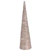 Image de Sapin De Noël Doré Vert Tendre Ø 20 X 80 Cm (3 Unités)
