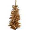Image de Arbre De Table De Noël Doré Électroplaqué 120 Cm Ambiance