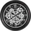 Image de SEGNALE Horloge murale à mouvement ouvert 35 cm argent KO-KL5000130