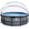 Image de Exit Piscine Couverte Ø450x122cm Avec Pompe Filtrante À Sable Et À Chaleur