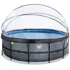 Image de EXIT Stone Piscine Tubulaire ø450   Piscine Hors Sol   Gris