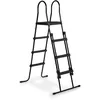 Image de EXIT Échelle de Piscine Framehoogte 108-122cm   Échelle de Piscine   Antidérapant   Pliable   Noir