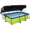 Image de EXIT Lime Piscine Tubulaire 300x200x65cm   Piscine Hors Sol   Vert