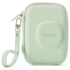 Image de Housse Protection Fujifilm Instax Mini Liplay Fermeture Zippée Rangement Filet Dragonne Vert Matcha