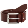 Image de Tommy Hilfiger - Ceinture Camel En Cuir Unie Avec Extrémité En Pointe - Camel 85
