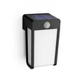Image de Applique murale solaire - Philips - Shroud - 2.3 W - Détecteur de mouvement - Noir