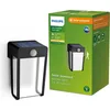 Image de Applique Murale Solaire Philips Jivix 1,4 W 2700 K 250 Lm Noire Aluminium