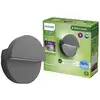 Image de Applique Murale Extérieure Philips Valor Anthracite Led