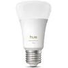 Image de Ampoule LED connectée A60 - PHILIPS HUE - Lumière blanche chaude - Culot E27 - 81W - 1000-2000k - 1100 lumens