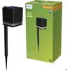 Image de Lampadaire dextérieur solaire Philips LED 929004658801 Virona LED LED intégrée 1.8 W noir