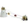 Image de Décorations De Noël Snowy Adventures Lumière Led Musique Scène Vert Tendre 31,5 X 32,5 X 53 Cm