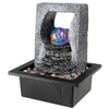 Image de Fontaine À Eau À Led Rvb Avec Boule De Cristal, Pour Usage Intérieur Et Extérieur - - Import > Perel