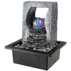 Image de Fontaine à Eau à Led Rvb Avec Boule De Cristal Pour Usage Intérieur Et Extérieur