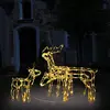 Image de Cordon Lumineux De Noël 3 Pcs Rennes 229 Led Vidaxl