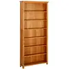 Image de Bibliothèque À 7 Niveaux 90x22,5x200 Cm Bois De Chêne Massif Vidaxl