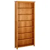 Image de vidaXL Bibliothèque à 7 niveaux 90x225x200 cm Bois de chêne massif 288475