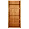 Image de Vidaxl bibliothèque à 7 niveaux 90x22,5x200 cm bois de chêne massif
