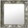 Image de Miroir Mural Style Baroque 50x50 Cm Argenté Vidaxl