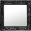 Image de Miroir Mural Style Baroque 50x50 Cm Noir Vidaxl