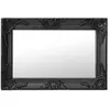 Image de vidaXL Miroir mural style baroque 60x40 cm noir 320331