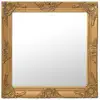 Image de Miroir Mural Style Baroque 60x60 Cm Doré Vidaxl