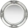 Image de Miroir Mural Style Baroque 50 Cm Argenté Vidaxl
