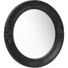 Image de Miroir Mural Style Baroque 50 Cm Noir Vidaxl