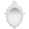 Image de vidaXL Miroir mural style château 56x76 cm Blanc 320356