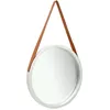 Image de Miroir Mural Avec Sangle 50 Cm Argenté Vidaxl