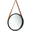 Image de Miroir Mural Avec Sangle 50 Cm Noir Vidaxl